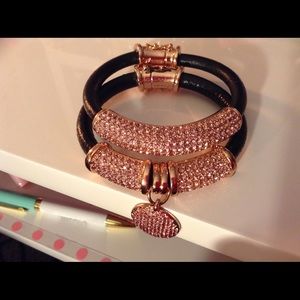 Joan Boyce Pave Crystal & Leather Weekend Special