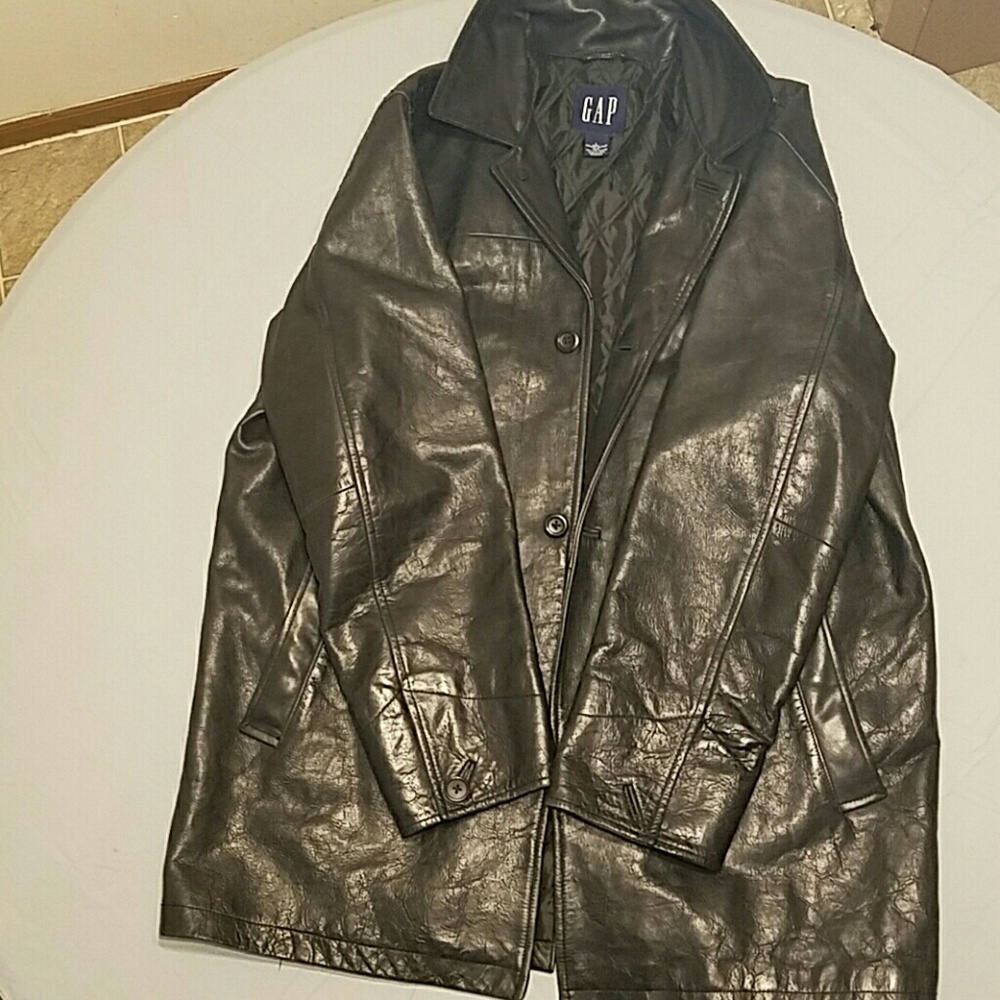 Gap leather jacket