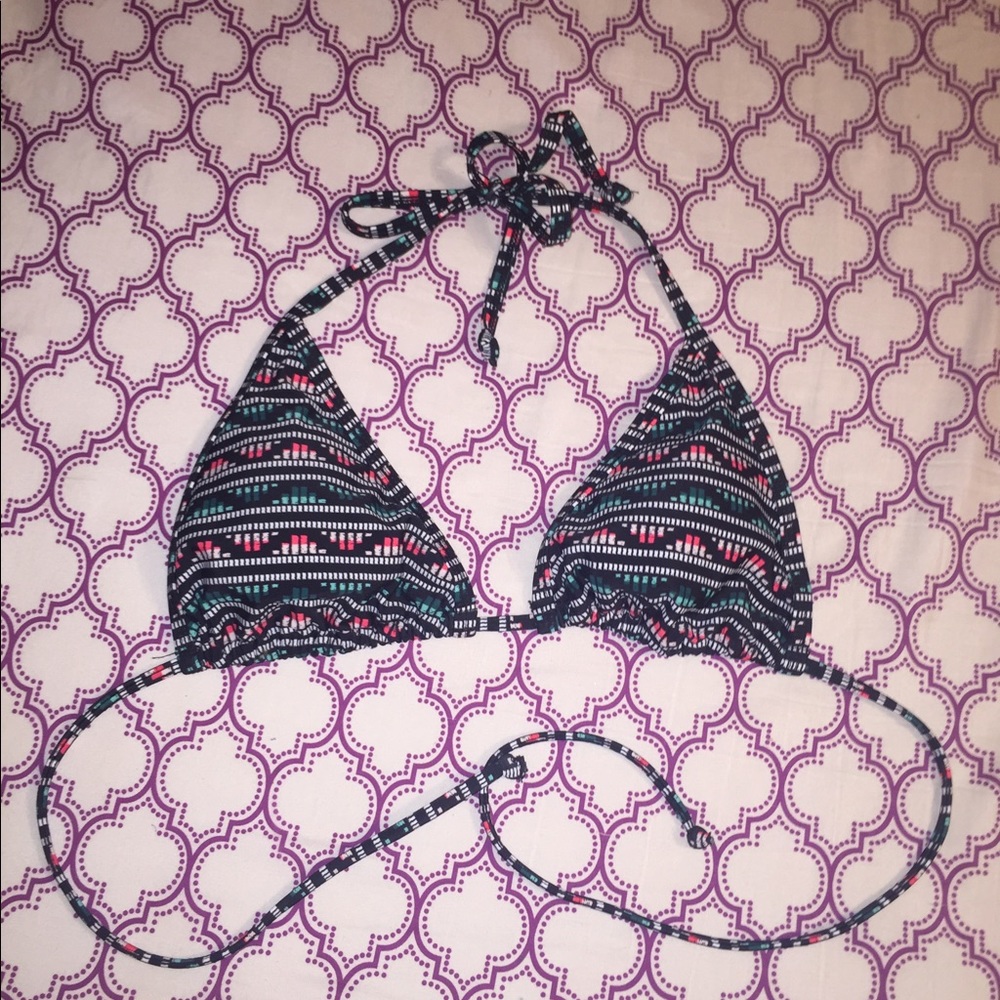 tribal print bikini swimsuit top