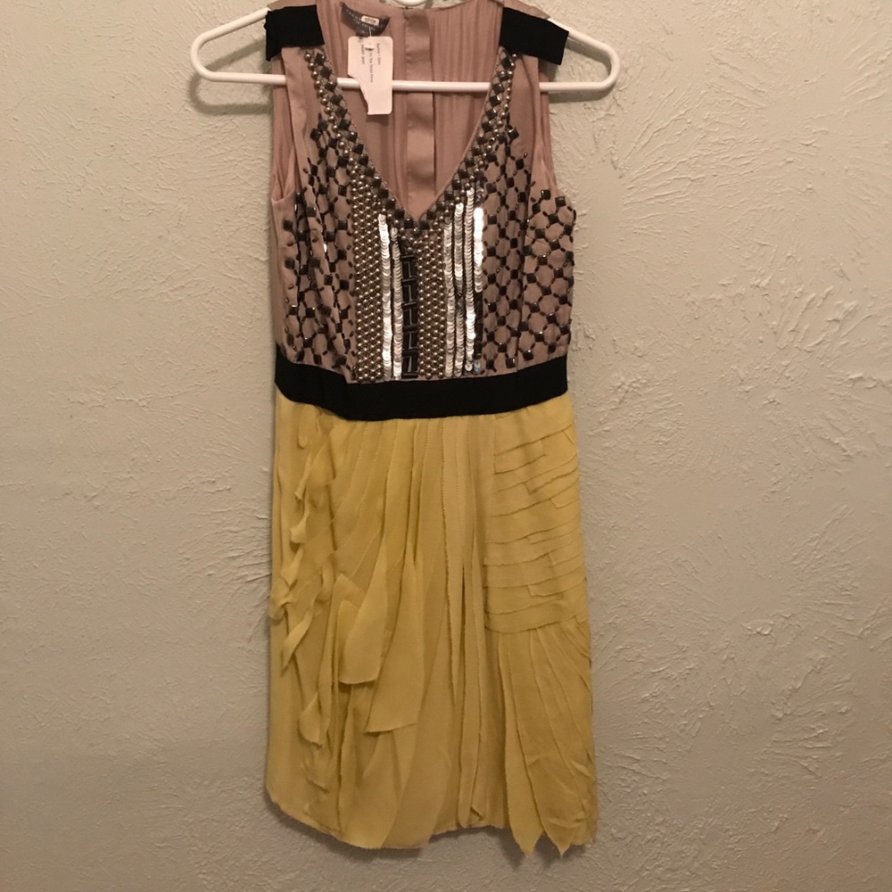 Sachin + Babi petal to the metal dress