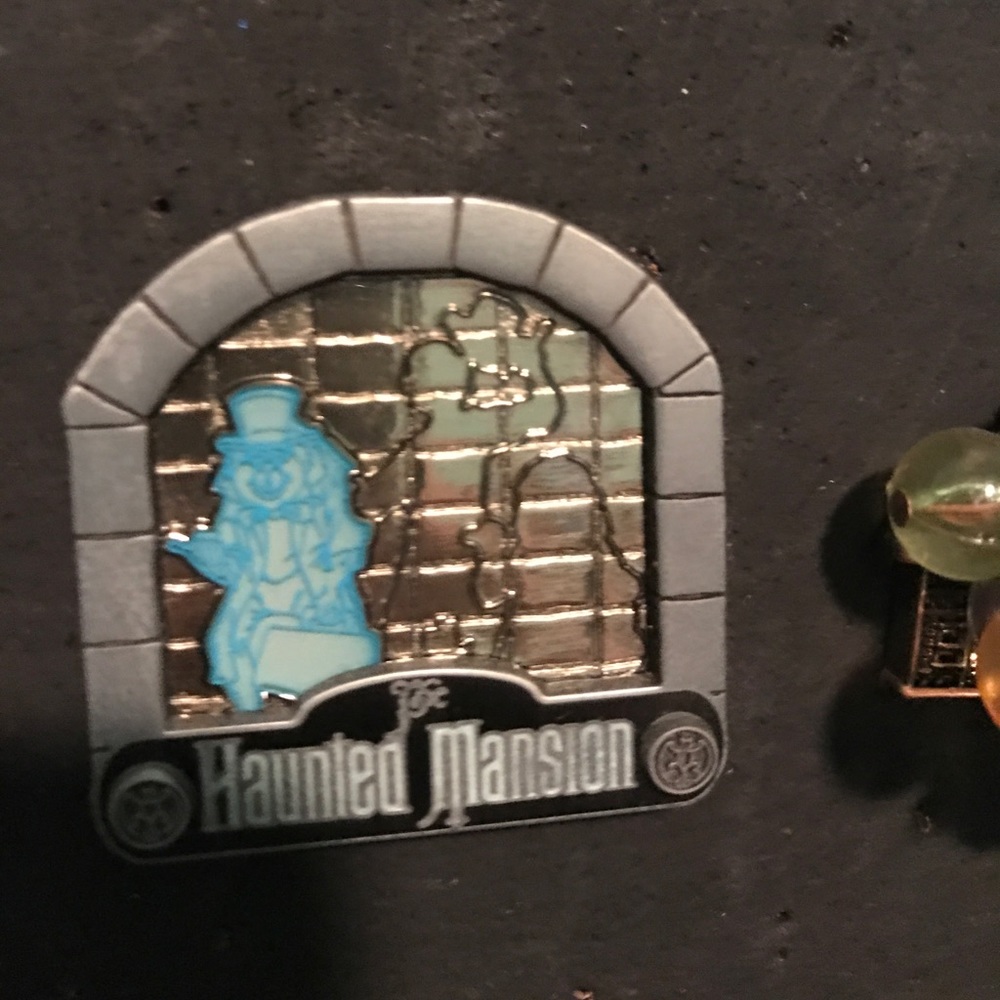 Wdw haunted mansion glow in dark pin DISNEY