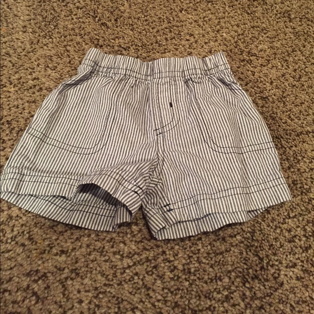 Pin stripped shorts