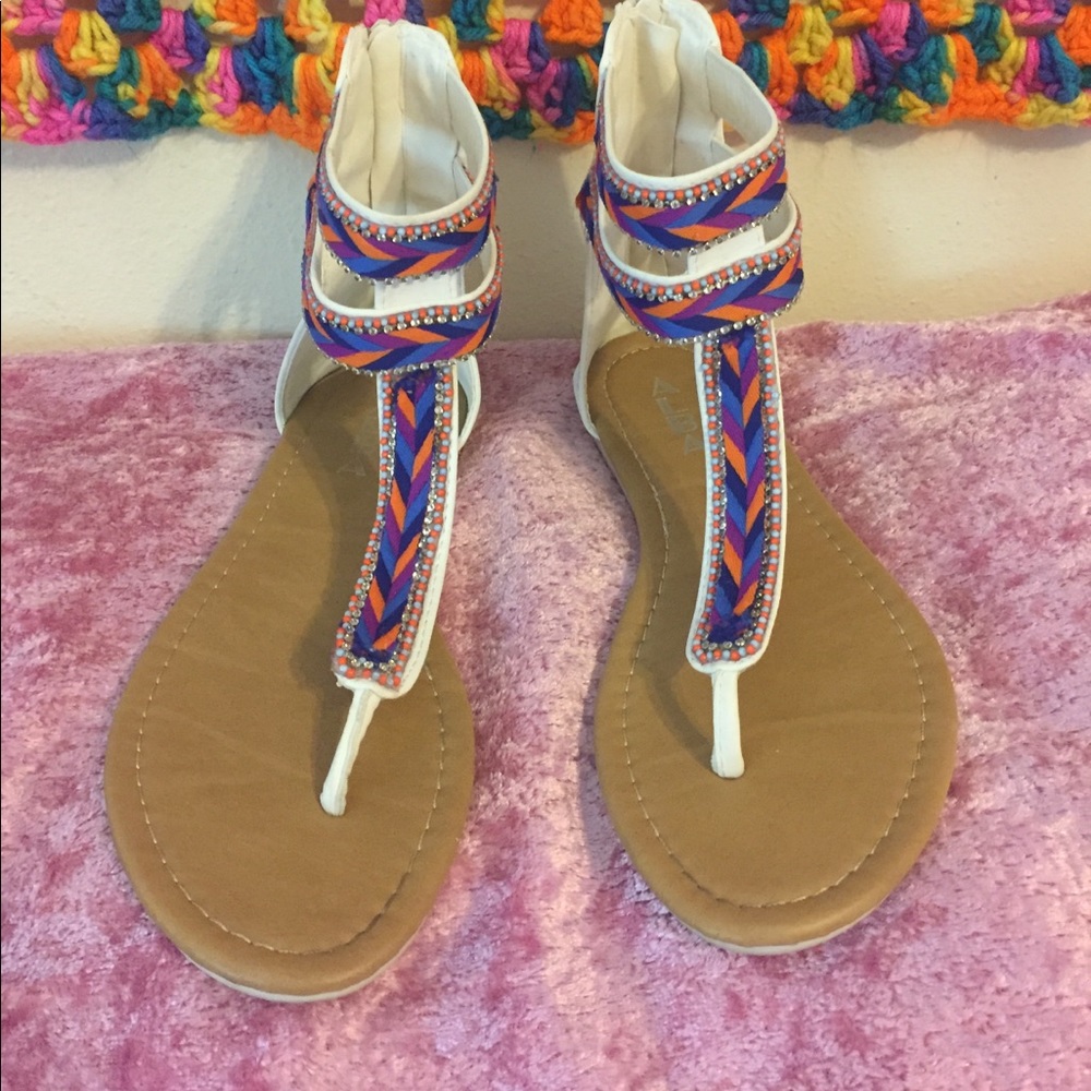 Multi color sandal