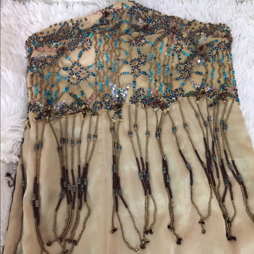 CUSTOM MADE beaded dress!