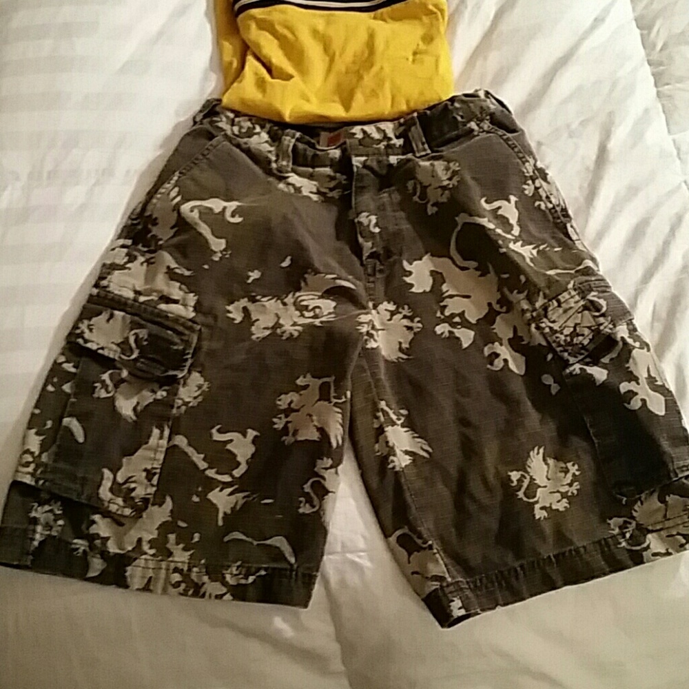 Boys fashionable cargo shorts!
