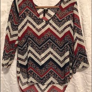 Tribal print blouse