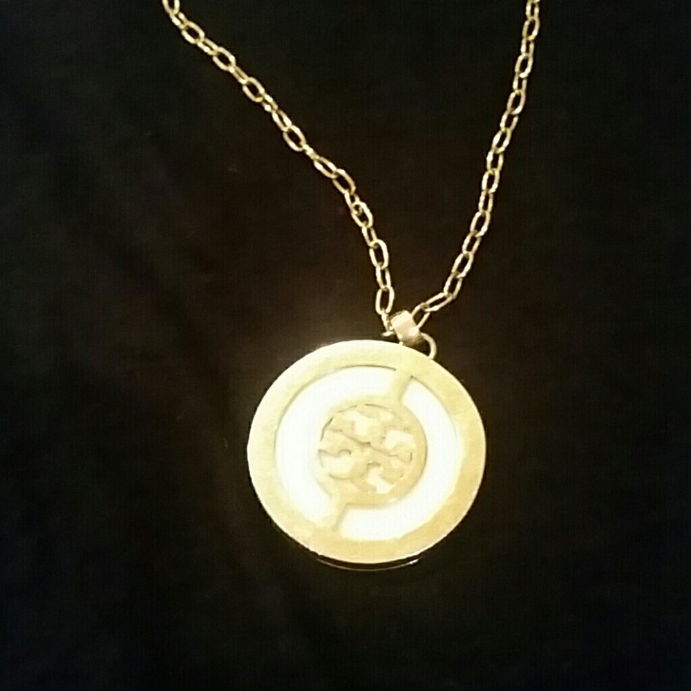 Tory Burch Logo Pendant necklace