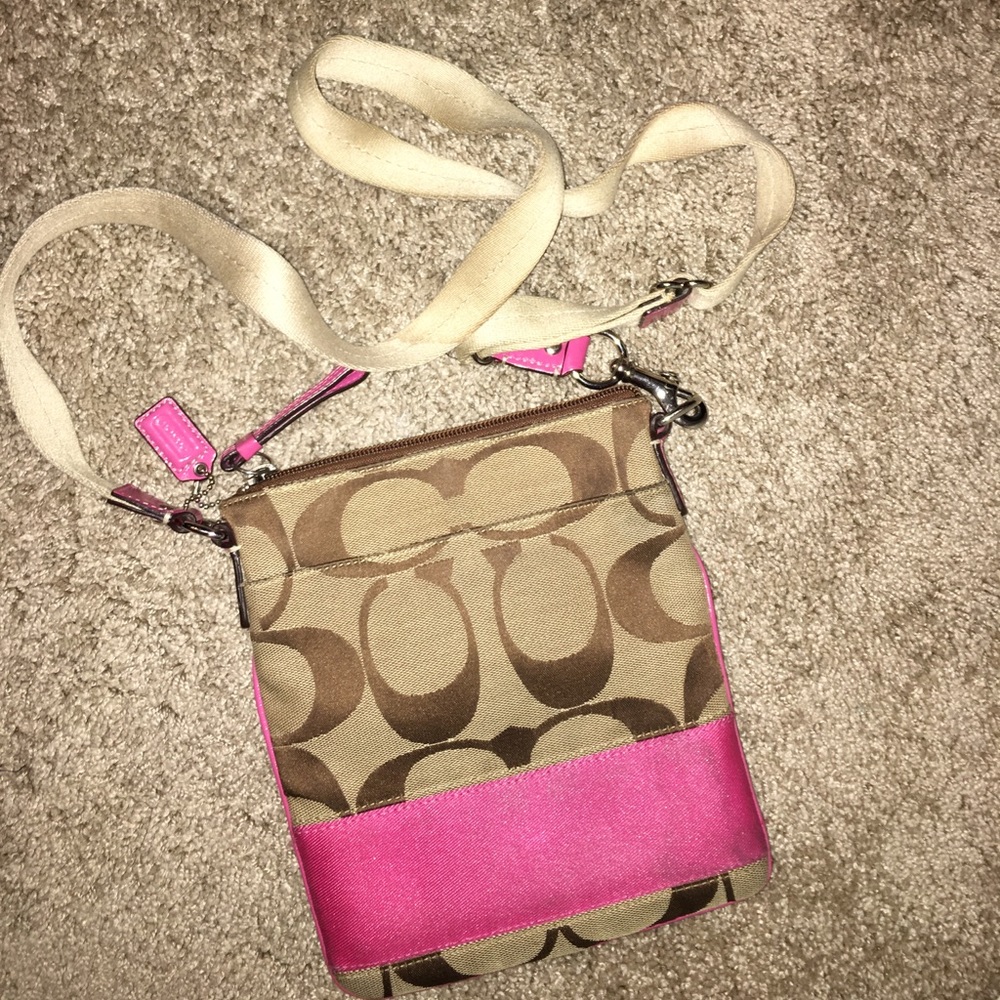 Coach cross body purse