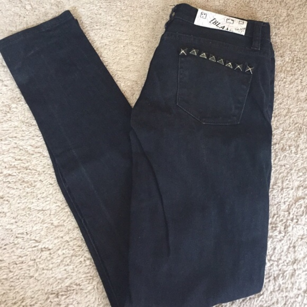 Blank NYC studded black jeans