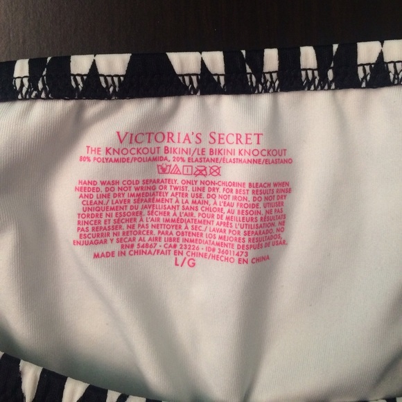 B&W tribal bathing suit bottoms - Picture 3 of 3