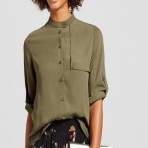 Who What Wear Trench blouse Who What Wear Trench blouse