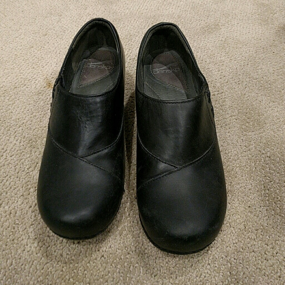 Dansko black clogs