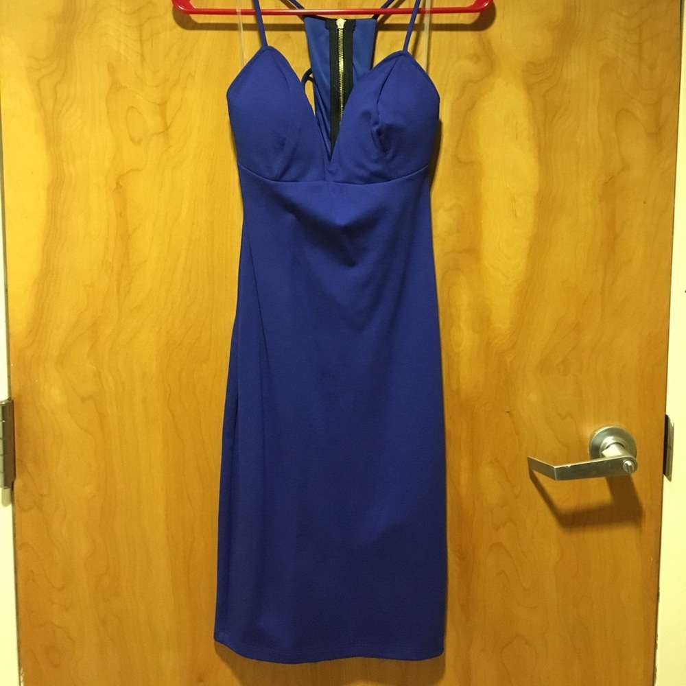 Blue cocktail dress!