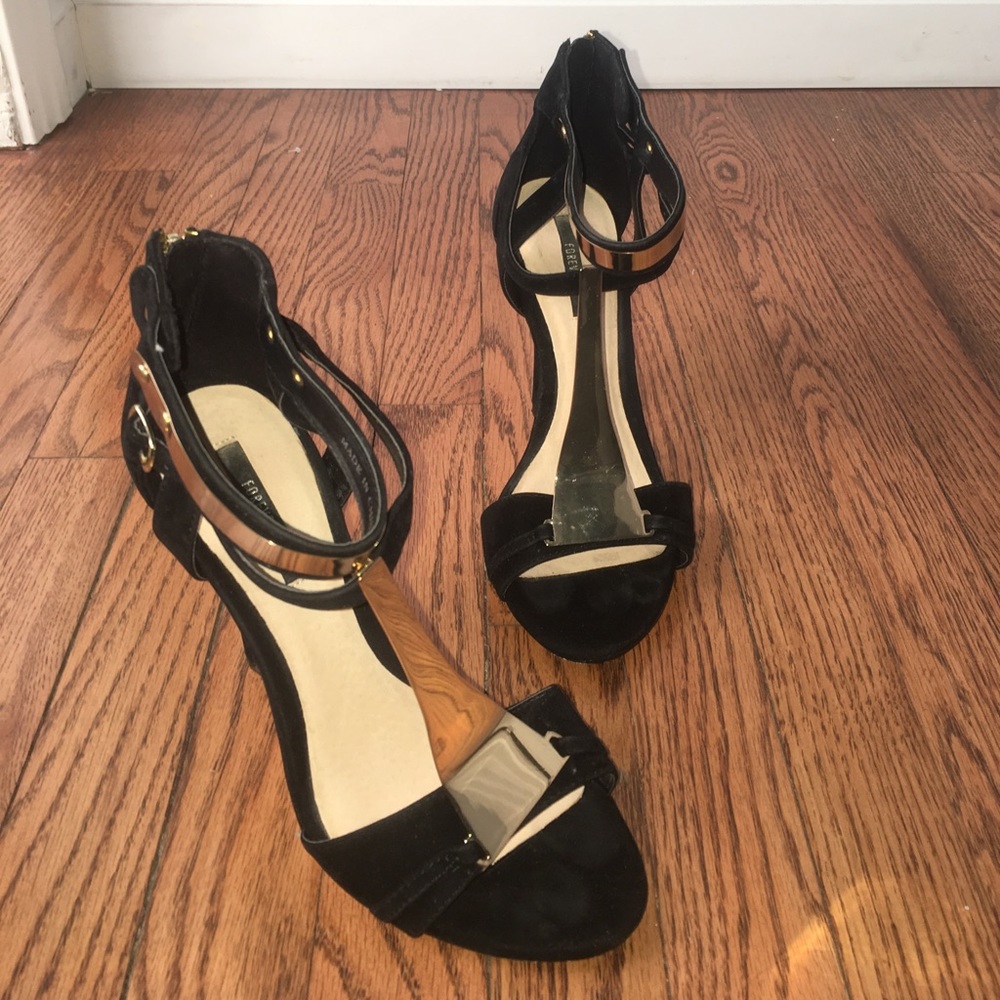 Forever 21 T Strap Heels