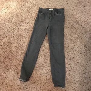 Madewell high riser skinny skinny jeans size 27