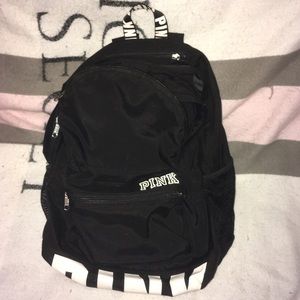 Black & White PINK Victoria's Secret Back pack