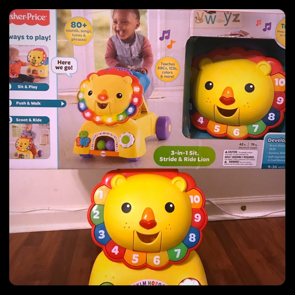 3-In-1 Sit, Stride & Ride Lion