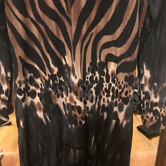 Animal print jersey dress - Picture 3 of 4
