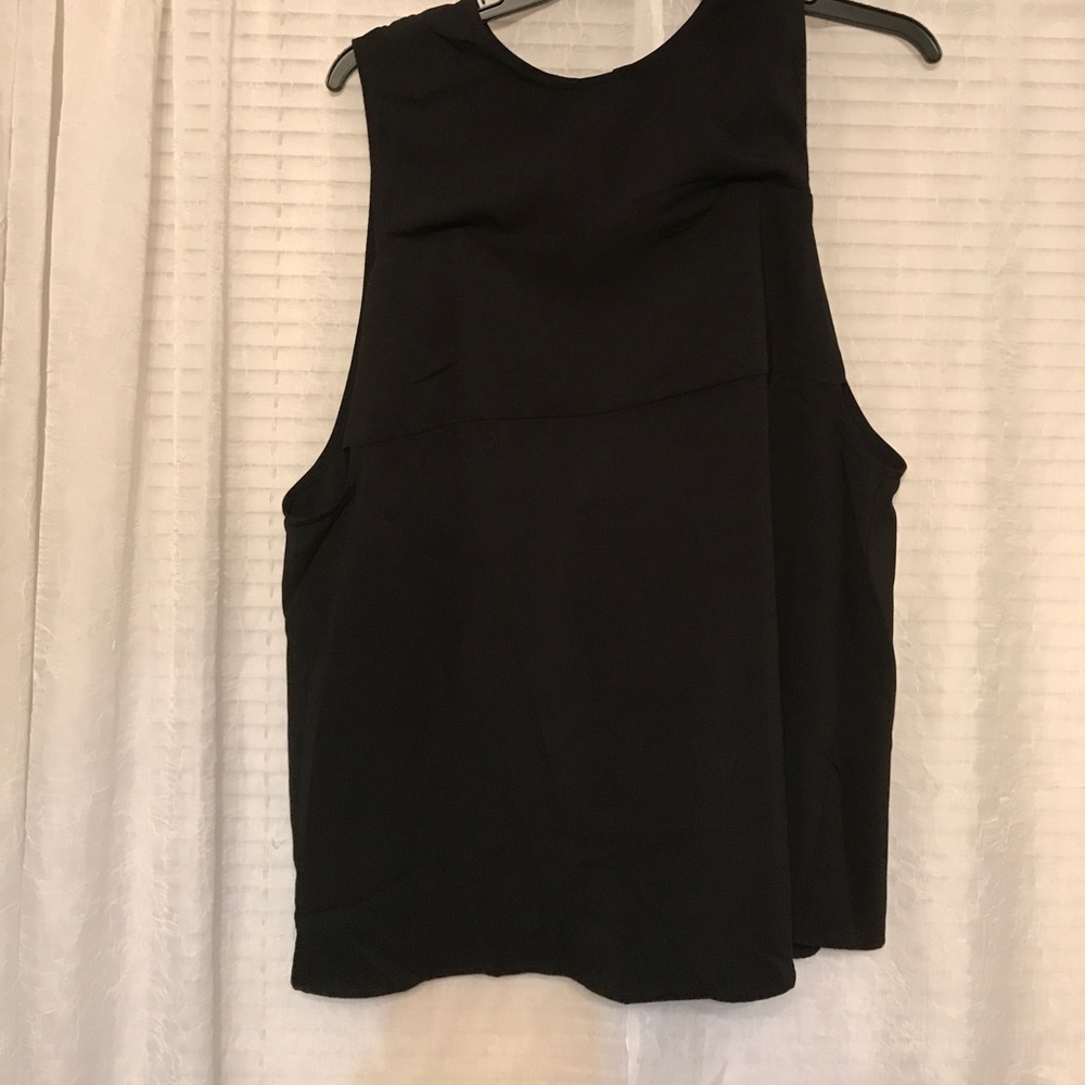open back tank top with built in bralette