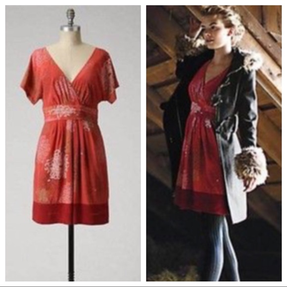 Anthropologie Dresses & Skirts - Moulinette Soeurs coral dress