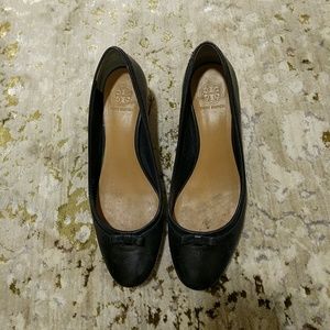 Toy burch block heels