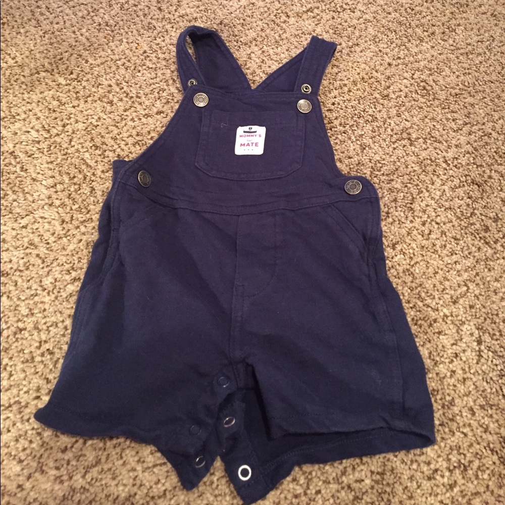 Mommy's first mate short over alls