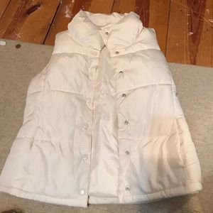 A small, white vest from Forever 21