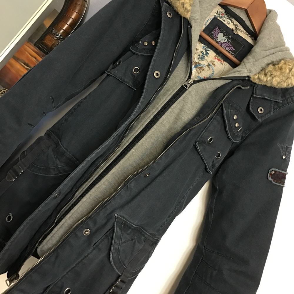 Buffalo military style jacket.