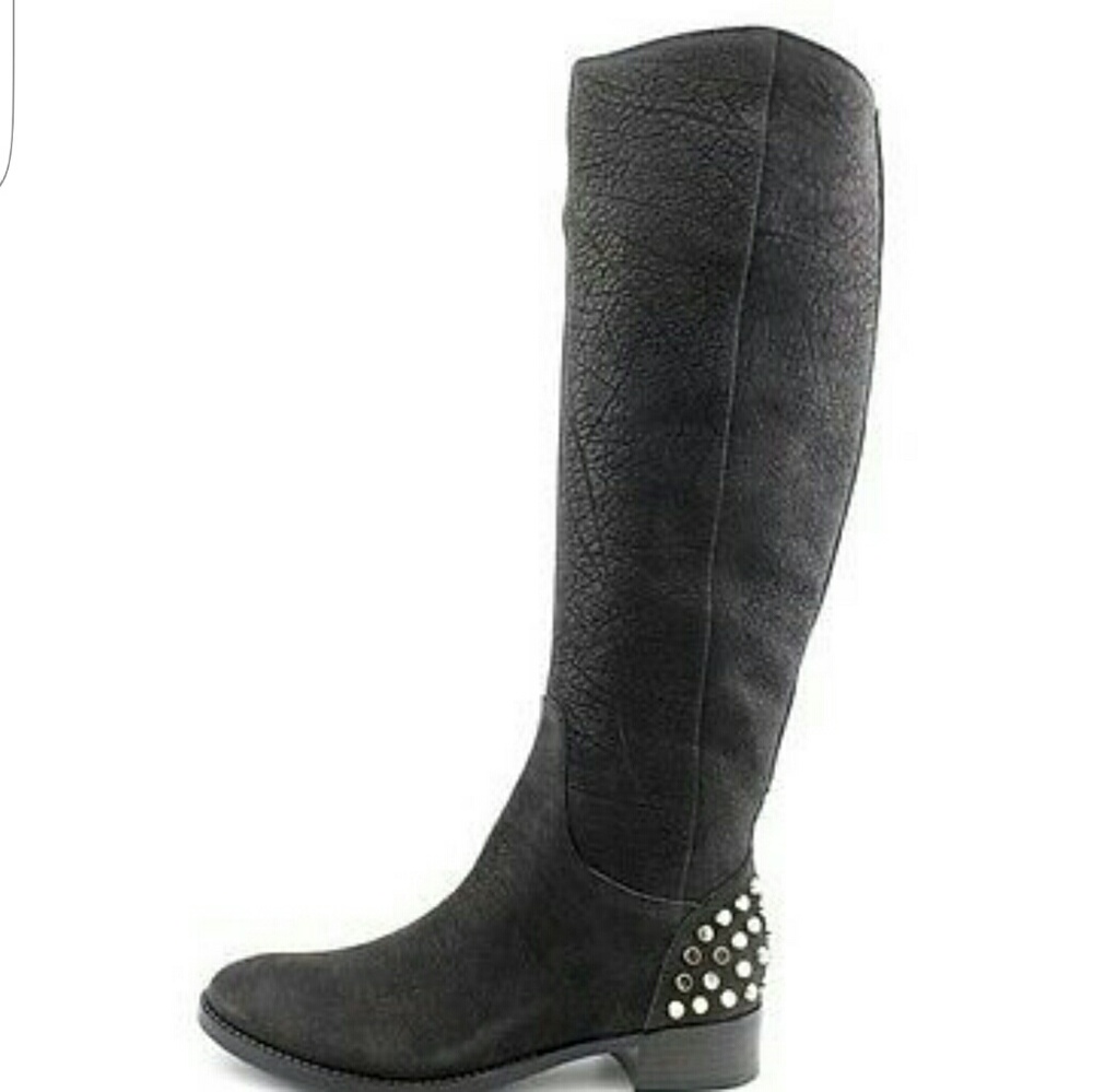 Rachel Roy Black leather boots
