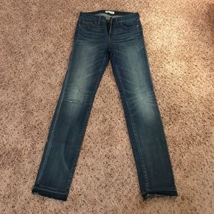 Madewell Alley Straight Drop Hem Jeans 27