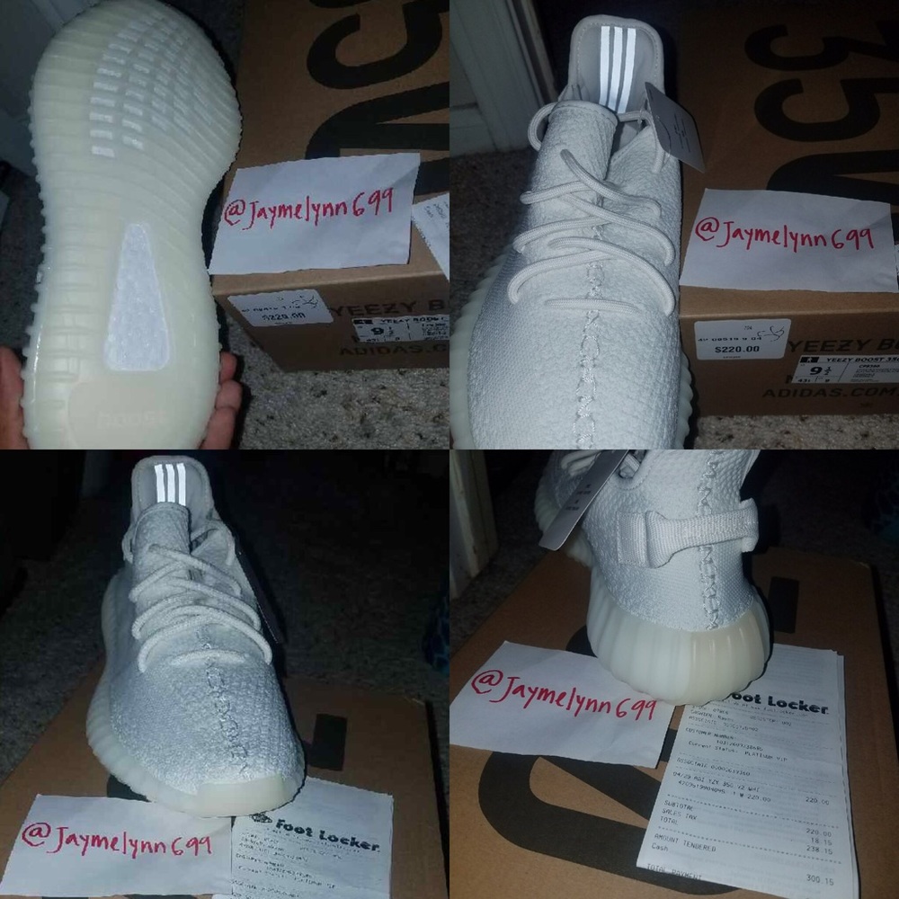 100% AUTHENTIC Cream YEEZY BOOST 350 V2 Men's - Picture 3 of 8