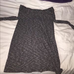 Off the shoulder sweater dress