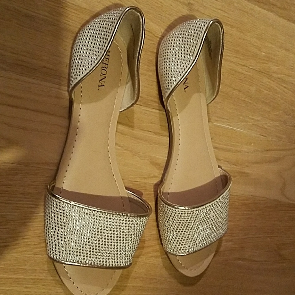 Gold sandals