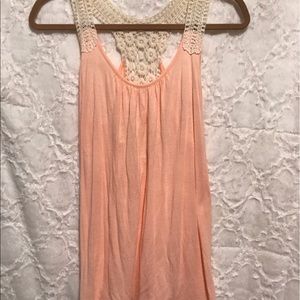 Peach pink tank top