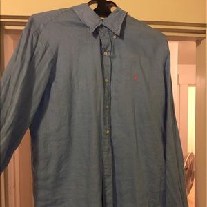 Light blue XL Ralph Lauren long sleeve button up