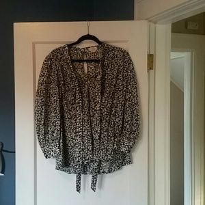 Kate Spade black and white blouse