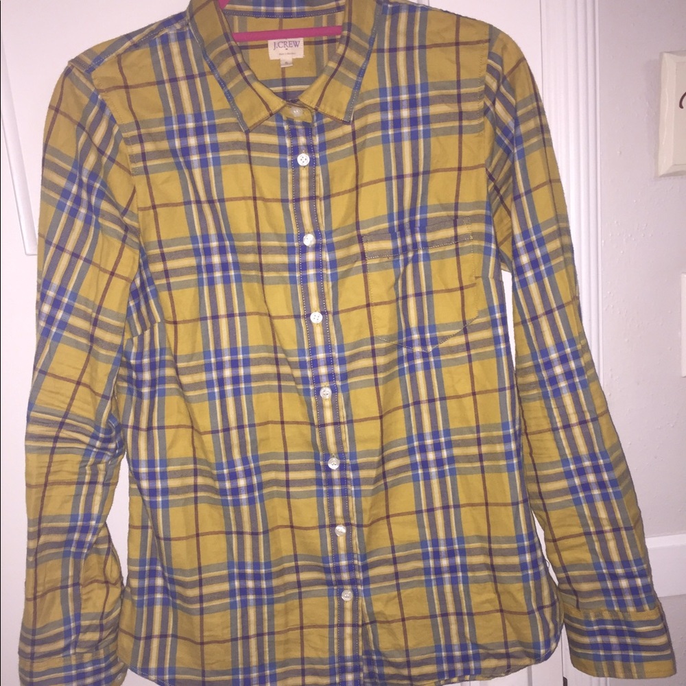 J.Crew plaid shirt