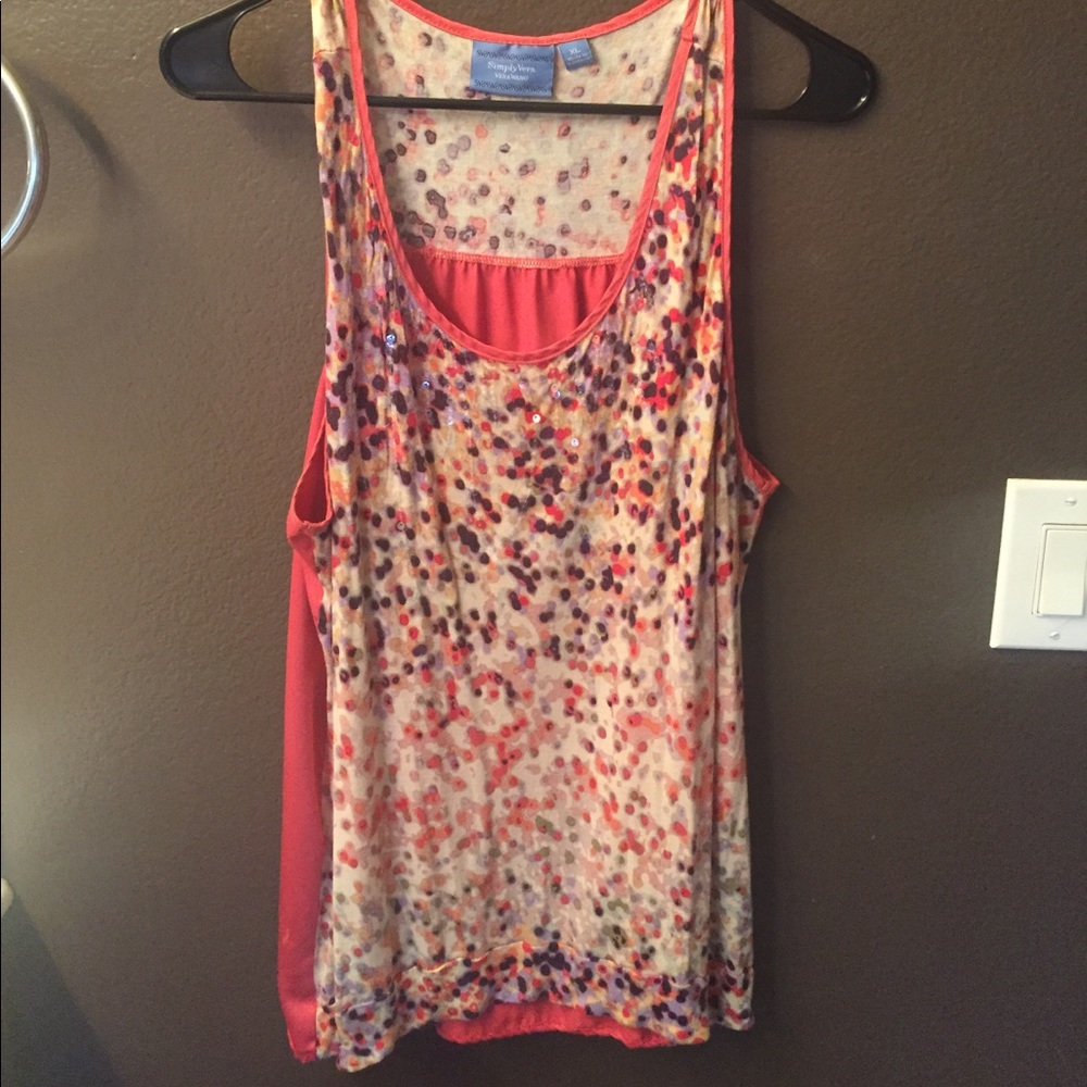 Simply Vera Wang tank. Size XL