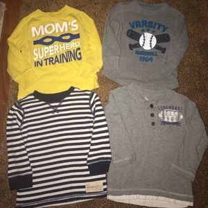 4 size 3t long sleeve bundle