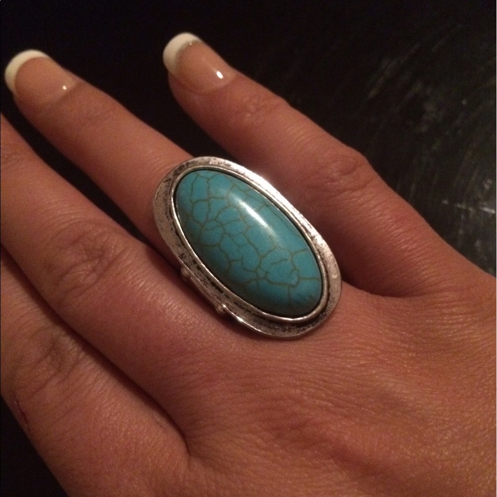 (4 for $20) Brand new blue ring
