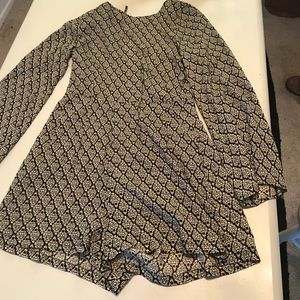 Black and white romper