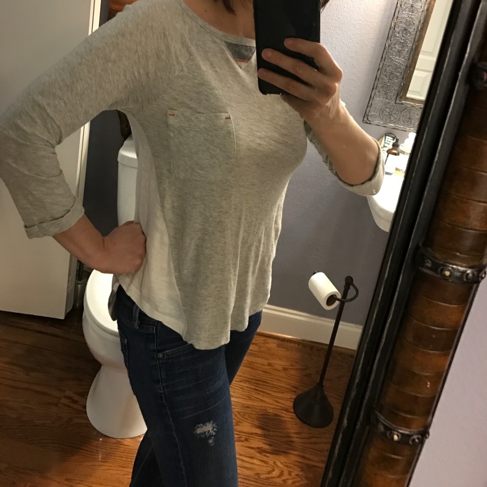 Light gray top