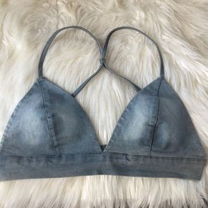 Jean bralette