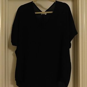 Francescas LG dolmain blouse in black
