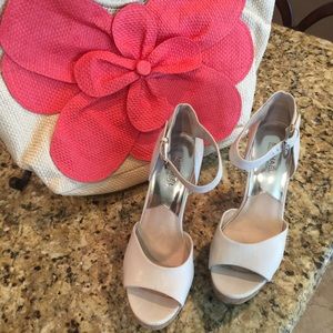 Michael Michael Kors Cork Wedge Platform Sandals