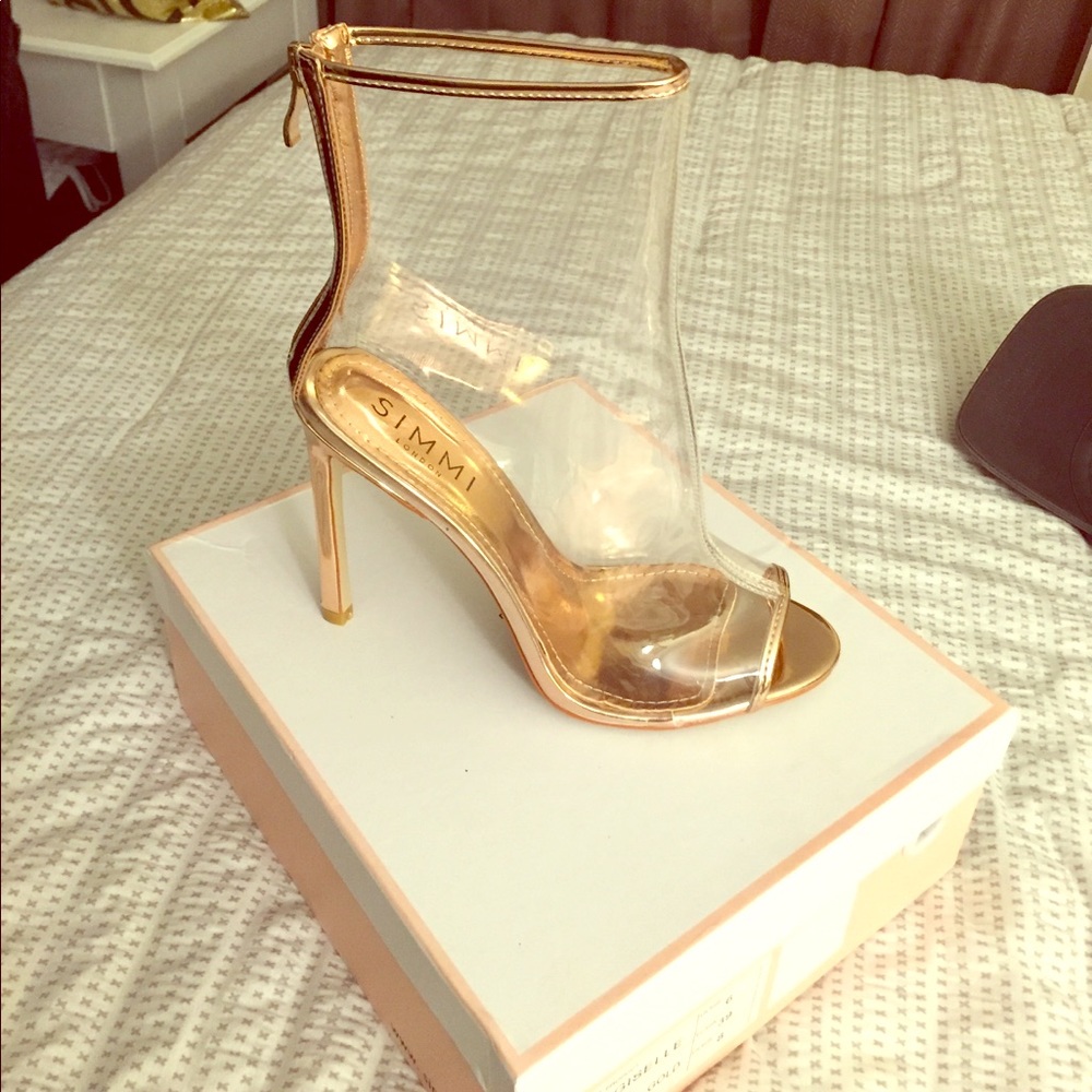 Simmi london Giselle rose gold size 8