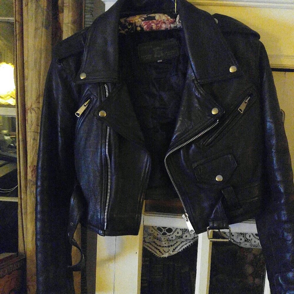Leather jacket