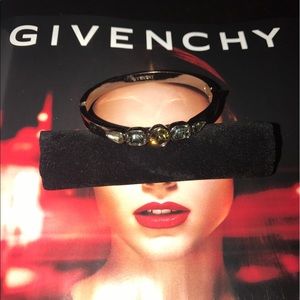 Gunmetal Givenchy Multicolor crystal embellishment