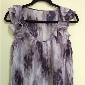 Banana Republic ruffle blouse