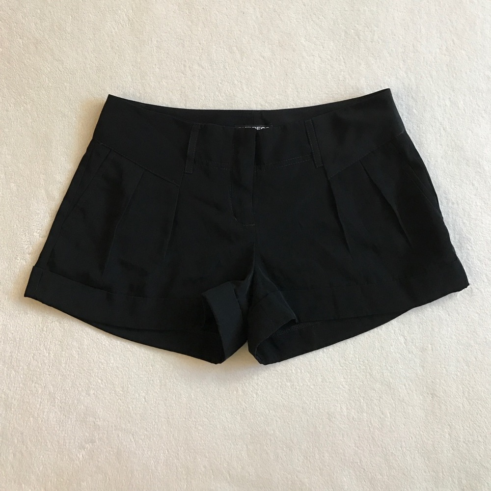 Express Black Shorts Size 0